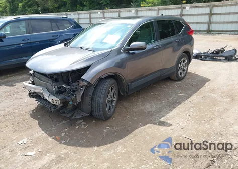 2018 Honda Cr-V Ex из США, поврежденный, VIN 5J6RW1H55JA007821